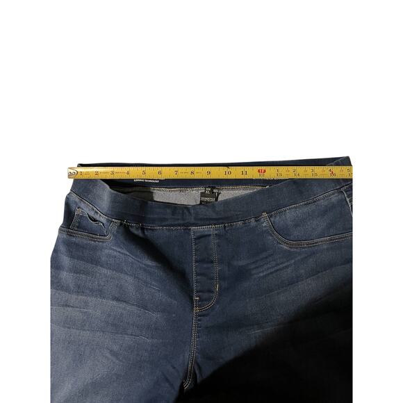 Stretch Denim Leggings By Sound Style New York/LA -Lucy Pull On Leggings- XL - Picture 8 of 8